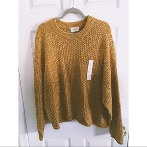 Universal Thread Cable Knit Oversized Sweater